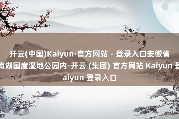 开云(中国)Kaiyun·官方网站 - 登录入口安徽省淮北市南湖国度湿地公园内-开云 (集团) 官方网站 Kaiyun 登录入口